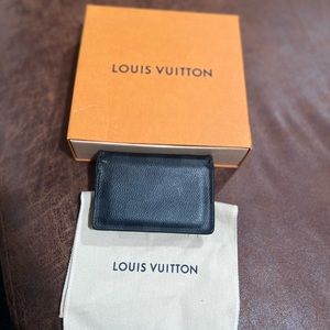 MENS LOUIS VUITTON BLACK CHECKERED WALLET